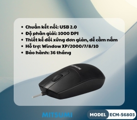 CHUỘT MITSUMI ECM-S6803